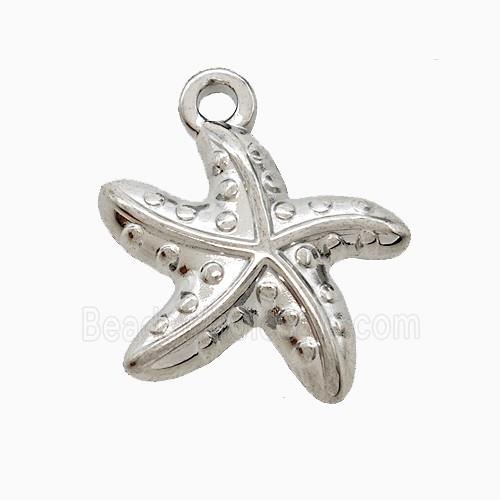 Stainless Steel Pendant, Platinum plated