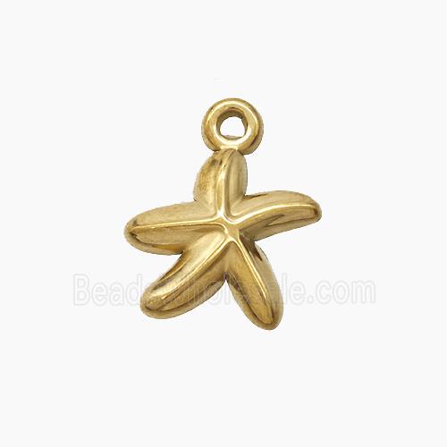 Stainless Steel Pendant, Gold plated