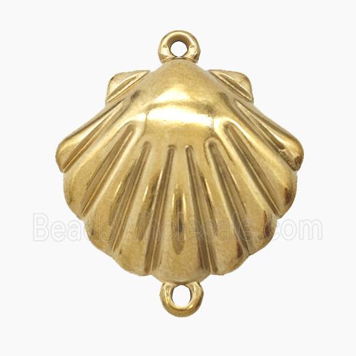 Stainless Steel Pendant, Gold plated