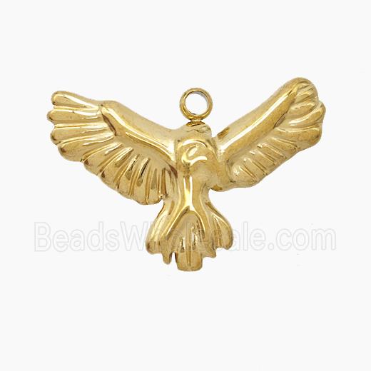 Stainless Steel Pendant, Gold plated