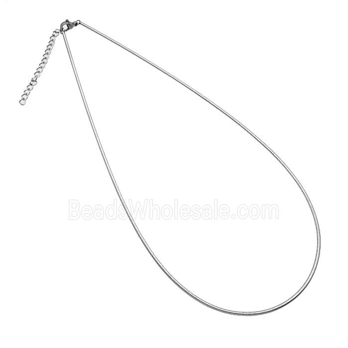 Raw Stainless Steel Nacklace Chain
