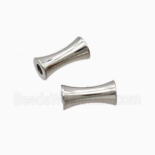 Raw Stainless Steel Bamboo Beads