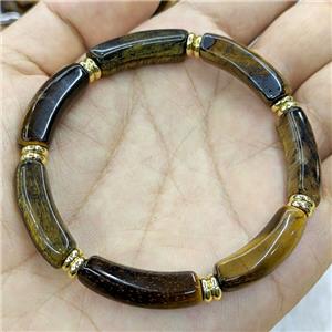 Natural Tiger Eye Stone Bracelets Stretchy, approx 7.5-20mm [BR11210]
