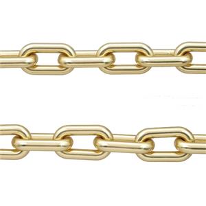 Alloy Chain Matte Gold, approx 9-16mm [CH11121]