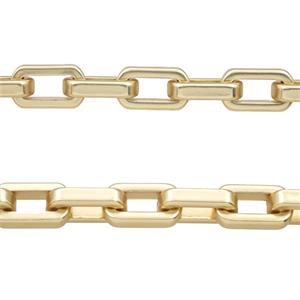 Alloy Chain Matte Gold, approx 8.5-15mm [CH11129]