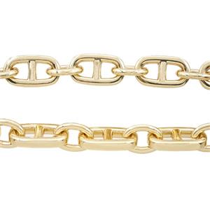 Alloy Chain Gold Plated, approx 11-15mm, 12.5-22mm [CH11131]