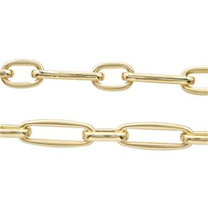 Alloy Chain Gold Plated, approx 10-15mm, 9-25mm [CH11139]