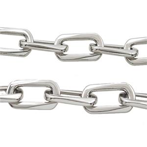 Alloy Chain Platinum Plated, approx 14-25mm [CH11146]