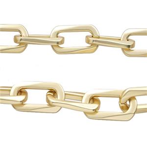 Alloy Chain Matte Gold, approx 14-25mm [CH11149]