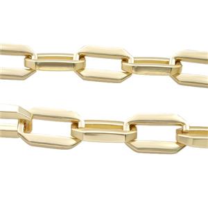 Alloy Chain Matte Gold, approx 13-22mm [CH11153]