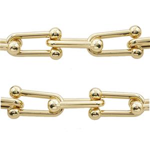 Alloy Chain Gold Plated, approx 18-33mm [CH11155]