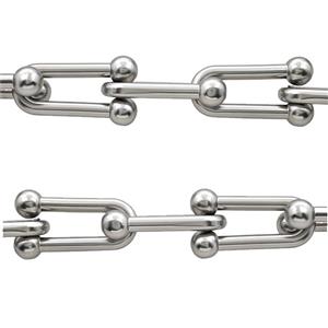 Alloy Chain Matte Silver, approx 18-33mm [CH11156]
