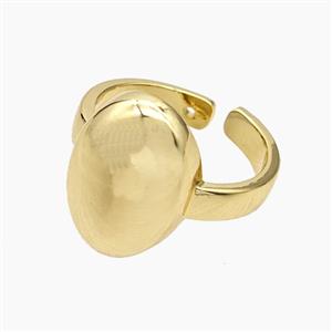 Copper Rings Gold Plated, approx 14-20mm, 18mm dia [FD19372]