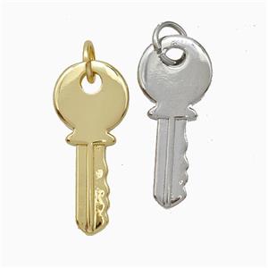 Copper Key Pendant Mixed, approx 9-20mm [FD20516]
