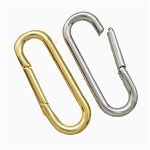Copper Carabiner Clasp Mixed, approx 9-25mm [FD20650]