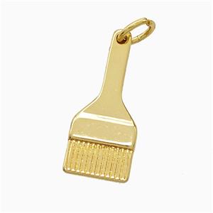 Copper Brush Charms Pendant Gold Plated, approx 8-18mm [FD22055]