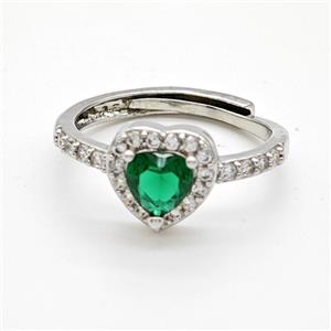Copper Ring Pave Zircon Bead, Platinum Plated, approx 6mm, 10mm, 18mm dia [FD22190]