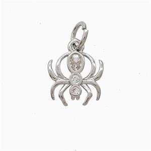 Copper Pendant Pave Zircon, Gold Plated, approx 9mm [FD22451]