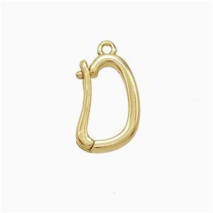 Enamel Copper Pendant, Gold Plated, approx 8.5-14mm [FD22568]