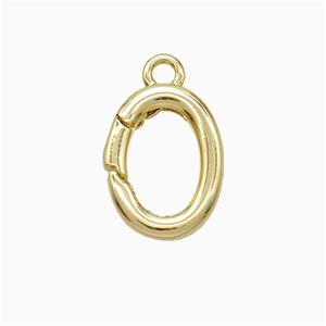 Enamel Copper Pendant, Gold Plated, approx 10-14mm [FD22570]
