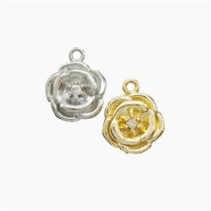 Copper Pendant, Gold Plated, approx 10mm [FD22608]