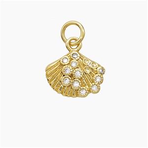 Copper Pendant, Gold Plated, approx 9-11.5mm [FD22610]