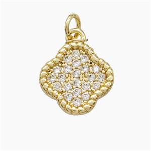 Enamel Copper Pendant, Gold Plated, approx 14mm [FD22879]