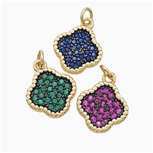 Enamel Copper Pendant, Gold Plated, approx 14mm [FD22883]