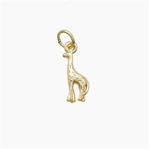 Copper Giraffe Pendant Gold Plated, approx 5-12mm [FD23273]