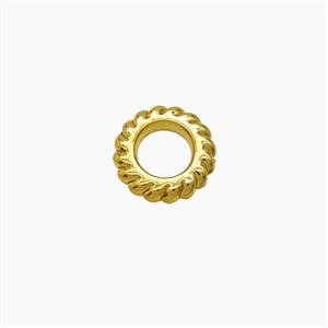 Zinc Alloy Circle Beads Gold Plated, approx 7mm [FD23711]