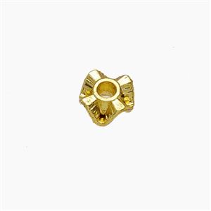 Zinc Alloy Wave Spacer Beads Gold Plated, approx 5mm [FD23722]