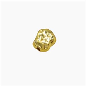 Zinc Alloy Spacer Beads Freeform Gold Plated, approx 5-6mm [FD23727]