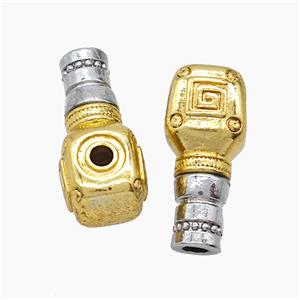 Tibetan Style Copper Guru Beads Antique Silver Gold, approx 11-25mm [FD23879]