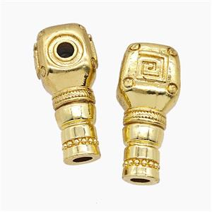 Tibetan Style Copper Guru Beads Gold Plated, approx 11-25mm [FD23889]