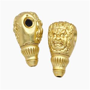 Tibetan Style Copper Guru Beads Buddha Gold Plated, approx 12-25mm [FD23893]