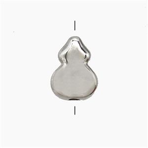 Copper Winepot Beads Platinum Plated, approx 8.5-11mm [FD24127]