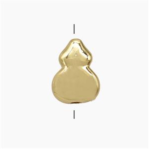 Copper Winepot Beads Gold Plated, approx 8.5-11mm [FD24128]