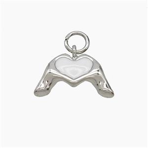 Enamel Copper Pendant, Gold Plated, approx 9-15mm [FD24531]