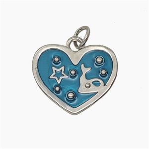 Enamel Copper Pendant, Gold Plated, approx 18mm [FD24613]