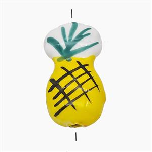 Porcelain Pineapple Beads Painted, approx 11-20mm [FD24793]