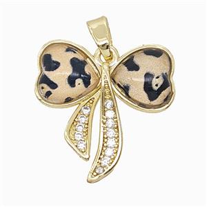 Copper Pendant Pave Resin Bead, Gold Plated, approx 20mm [FD24865]