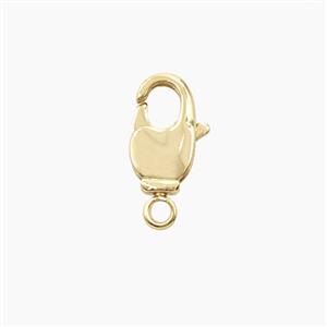 Copper Lobster Clasp Gold Plated, approx 7-11mm [FD25015]