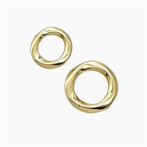 Copper Jumprings Gold Plated, approx 10mm [FD25163-10MM]