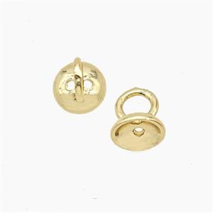 Copper Bail Gold Plated, approx 6mm [FD25166]