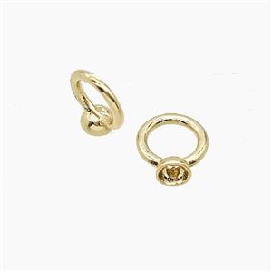 Copper Bail Gold Plated, approx 7.5mm [FD25168]