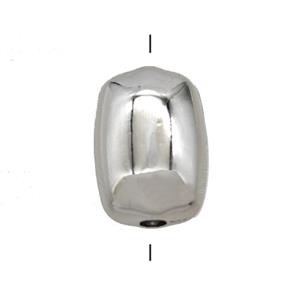 Copper Beads Platinum Plated, approx 10-15mm [FD25225]