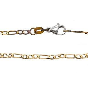 Raw Copper Necklace Chain, approx 2.4mm, 42cm length [FD25856]