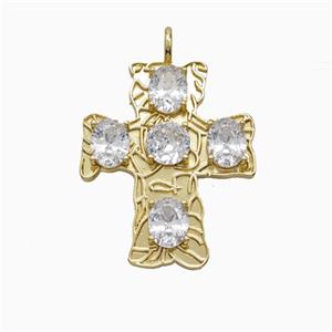 Copper Pendant, Platinum Plated, approx 30-40mm [FD26647]