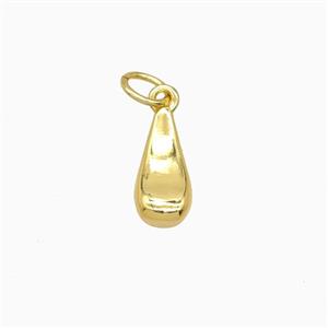 Copper Teardrop Pendant Gold Plated, approx 5-11mm [FD26900]