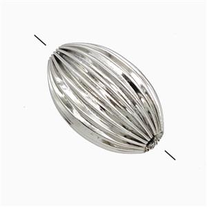 Copper Rice Beads Platinum Plated, approx 13-20mm [FD26956]